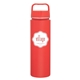 30 oz H2go Crux - Matte Lemon - Matte Red