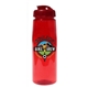 30 oz poly - saver pet bottle with flip top cap, full color digital