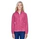 aerial view a charity pink harriton ladies full - zip fleece - all, image 1 of 7