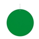 a green circle green circle plastic medallion badges