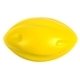 aerial view a yellow 5 spyro super - grip foam football, image 1 of 2