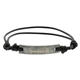 aerial view a black tie friendship bracelet, image 1 of 6