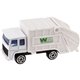 a white die cast toy truck - trash truck