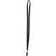 a black 7/16 nylon elastic lanyard