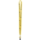 a yellow (pms 129) 5/8 two ply polyester lanyard