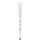 a white 5/8 two ply polyester lanyard