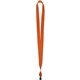 a orange (pms 716) 5/8 fields super value lanyard