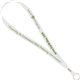a white 3/4 recycled lanyard