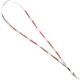 a white 3/8 recycled lanyard