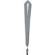a gray (pms 422) 1 one ply cotton lanyard