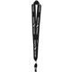 a black 1 one ply cotton lanyard