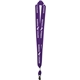 a purple (pms 268) 1 one ply cotton lanyard