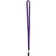 a purple (pms 268) 3/8 one ply cotton lanyard