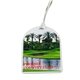 a white oval top golf tag - 4c digital imprint