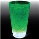a green 16 oz 5- light plastic pint cup