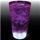 a purple 16 oz 5- light plastic pint cup