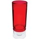 a red 1.5 oz plastic bottle top sidecar shooter