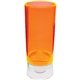 a orange 1.5 oz plastic bottle top sidecar shooter