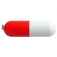 aerial view a red vail usb flash drive pill capsule, image 1 of 3