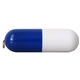 a blue vail usb flash drive pill capsule