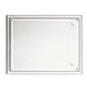 aerial view a clear magnetic certificate holder - clear on clear - 8 1/2 x 11 insert, image 1 of 2