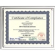 aerial view a clear magnetic certificate holder - clear on clear - 8 1/2 x 11 insert, image 1 of 4