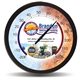 a black caliente 14 wall thermometer