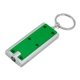 aerial view a trans green akari traditional slim keyholder keylight with bright white led light, image 1 of 4