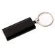 aerial view a black 3 led ultra thin aluminum keychain keylight, image 1 of 4