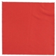aerial view a red microfiber cleaning cloth, image 1 of 2