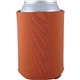 a burnt orange collapsible foam can cooler