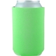 a lime green collapsible foam can cooler