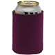 a maroon collapsible foam can cooler