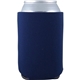 a navy blue collapsible foam can cooler