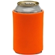 a orange collapsible foam can cooler