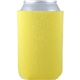 a yellow collapsible foam can cooler
