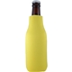 a yellow foamzone zippered bottle cooler