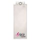 aerial view a clear imprinted vinyl ticket holder - 3 x 8.5, image 1 of 2