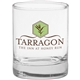 aerial view a clear 3 oz shot glass / votive, image 1 of 2