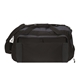 aerial view a charcoal/black good value polyester excursion duffel, image 1 of 2