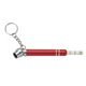 aerial view a red good value(tm) mini double ring tire pressure gauge, image 1 of 2