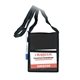aerial view a black tradeshow badge holder, image 1 of 2