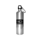 aerial view a silver aluminum 28 oz sports bottle, image 1 of 3