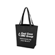 aerial view a black the madison convention tote bag - 11.75 x 14.75, image 1 of 3