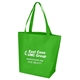 aerial view a lime green the madison convention tote bag - 11.75 x 14.75, image 1 of 3