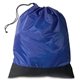 aerial view a blue 100 reusable laundry bag, image 1 of 2