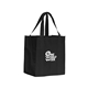 aerial view a black polypropylene big polytex shopper, image 1 of 3