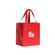 aerial view a red polypropylene big polytex shopper, image 1 of 3