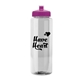 32 oz The Guzzler Transparent Color Sport Bottle