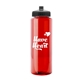 32 oz The Guzzler Transparent Color Sport Bottle